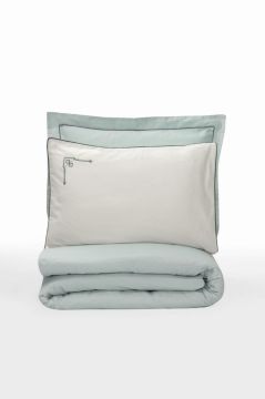 Cotton Box Çift Kişilik Elit Saten Nevresim Takımı Vanko Mint