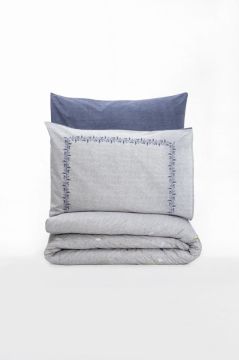 Cotton Box Ranforce Nevresim Takımı Çift Kişilik Nitsa Lacivert