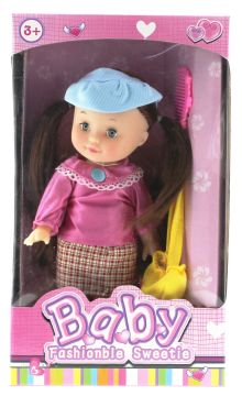 Pembe Saten Elbiseli Et Bebek