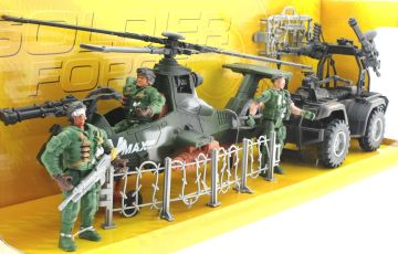 Atv ve Helikopterli Askeri Oyun Seti