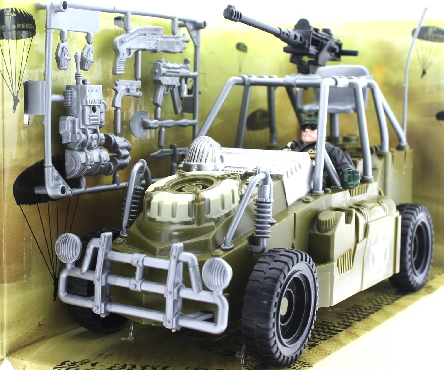Combat Force Figür ve Askeri Buggy