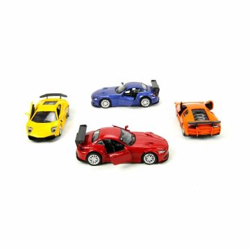 TIN-80133-12 Çekbırak 1:36 Die Cast Spor Araba - 1 adet stokta olan gönderilir