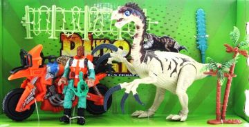 Dinozor Avcısı Motorlu  Oyun Seti