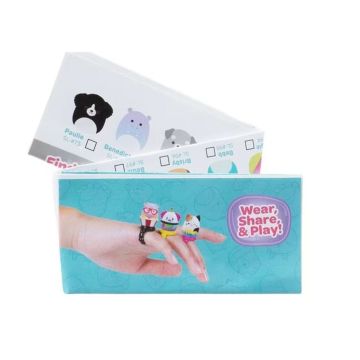 AL0001-1 Squish-a-longs 2 Figür + Yüzük Sürpriz Paket Seri 1 - 1 Adet Fiyatıdır