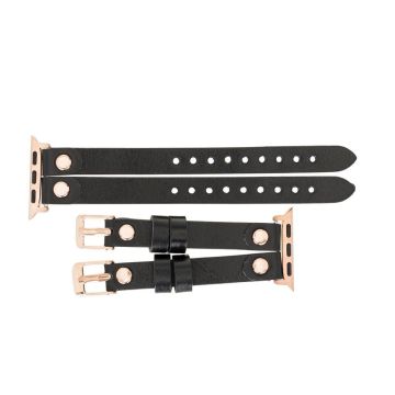 Apple Watch Uyumlu Deri Kordon Ely Double Tour RST1