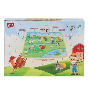 YY-571 A622374TR-U Sesli ve Işıklı Eğitici Çiftlik Halısı