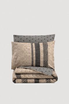 Cotton Box Toprak Arlo Kahve Tek Kişilik Nevresim Takımı