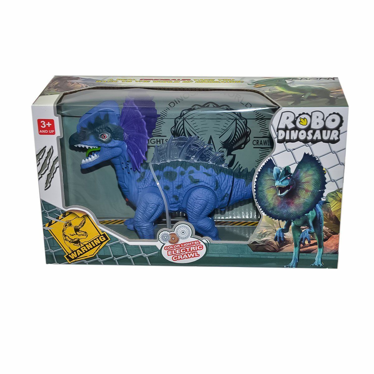 272-005ABC Kutulu Pilli Sesli Işıklı Dinozor 24 - Can-Em Oyuncak