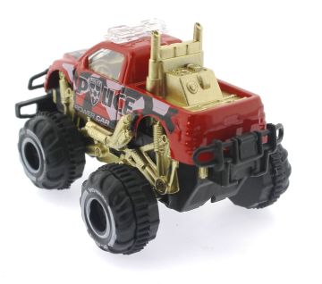 Çek Bırak Mini Off Road Kırmızı Polis Aracı