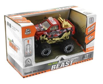 Çek Bırak Mini Off Road Kırmızı Polis Aracı