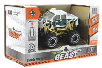 Çek Bırak Mini Off Road Beyaz Polis Aracı