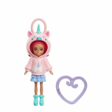 HKV98 Polly Pocket Kapüşonlu Bebekler -1 adet stokta olan gönderilir