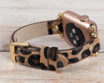 Apple Watch Uyumlu Deri Kordon 38-40-41mm GT LEO1N