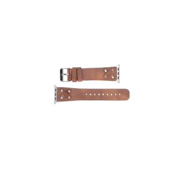 Apple Watch Uyumlu Deri Kordon Cross 42-44-45mm ST TN02