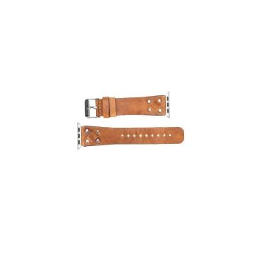 Apple Watch Uyumlu Deri Kordon Cross 42-44-45mm ST V18