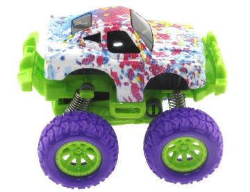 Die Cast Batik Desenli Mor Teker Araba