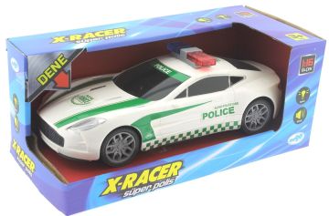 Sürtmeli Sesli ve Işıklı Spor Polis Arabası