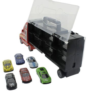 Taşınabilir Die Cast Metal Araçlı Kamyon