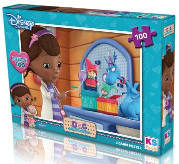 KS Puzzle 100 Parça Doc MCStuffins