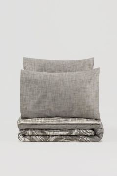Cotton Box Modern Çift Kişilik Nevresim Takımı Root Vizon