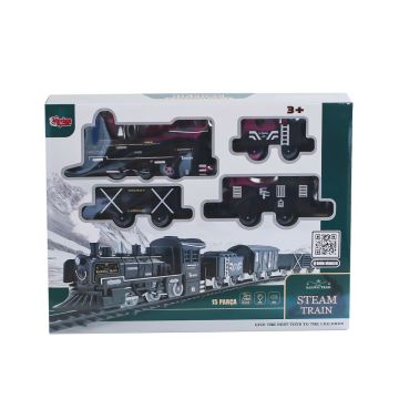 FF-1603C-4C Sesli ve Işıklı Buharlı Tren Oyun Seti
