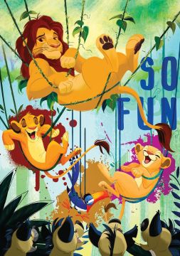 KS  Puzzle 50 Parça Lion King Aslan Kral