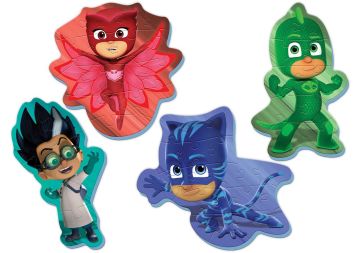KS Baby Puzzle Pijamaskeliler  My First Puzzle 4 in 1 Çerçevesiz
