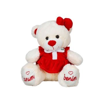 8331 Canım Benim Elbiseli Peluş Ayı