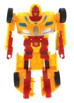 Araca Dönüşen Sarı Güçlü Robot