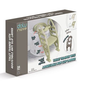 7242 Kaymaz Ayarlı Merdiven Klozet Adaptörü Eco Yeşil