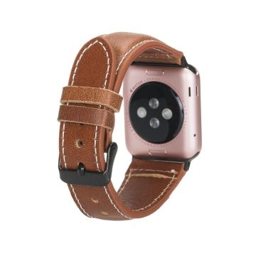 Apple Watch Uyumlu Deri Kordon 42-44-45mm NM1 AS4