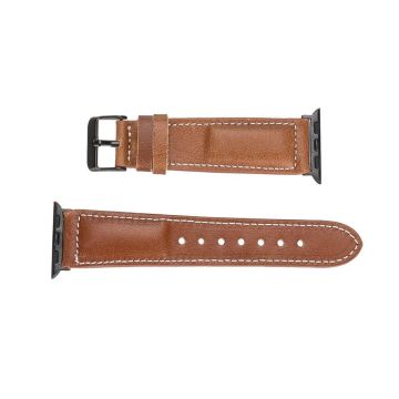 Apple Watch Uyumlu Deri Kordon 42-44-45mm NM1 AS4