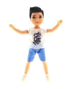 Baonier Mavi Şortlu 14 cm  Tekli Erkek Bebek