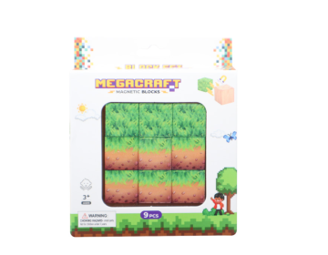Megacraft 9 Parça Çimenli Toprak Blok