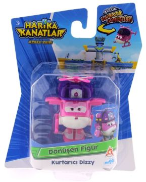 Harika Kanatlar Dönüşen Tekli Figür Kurtarıcı Dizzy