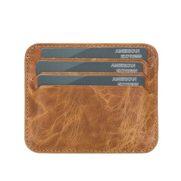 Pedro Slim Deri Kartlık V18 Taba
