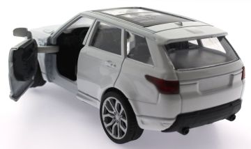 Çek Bırak Beyaz Metal Araba Sl6602Bl