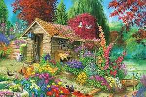 KS Puzzle 1500 Parça The Garden Shed