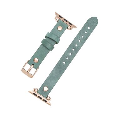 Apple Watch Uyumlu Deri Kordon 42-44-45mm Ferro RT CZ12