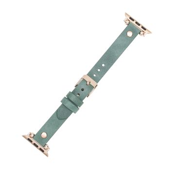 Apple Watch Uyumlu Deri Kordon 42-44-45mm Ferro RT CZ12