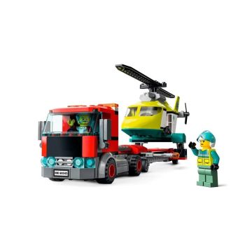 60343 LEGO® City - Kurtarma Helikopteri Nakliyesi, 215 parça, +5 yaş