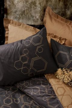 Cotton Box Dark Çift Kişilik Nevresim Takımı Dawn Bakır