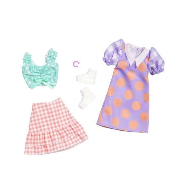 GWF04 Barbie\'nin Kıyafet Koleksiyonu 2\'li Paketler / +3 yaş