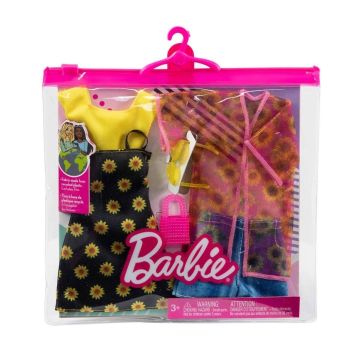 GWF04 Barbie\'nin Kıyafet Koleksiyonu 2\'li Paketler / +3 yaş