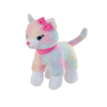 62555 30 cm Pembe Tokalı Kedi