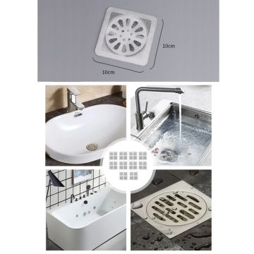10\'lu Banyo ve Mıutfak Lavabo Koku Önleyici ve Haşere Böcek Önleyici Gider Filtresi
