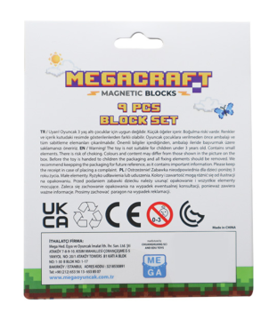 Megacraft 9 Parça Tuğla Blok