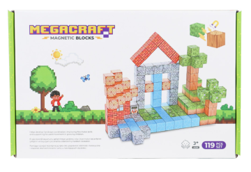 Megacraft Orman ve Ev Temalı Mıknatıslı Bloklar 119 Parça