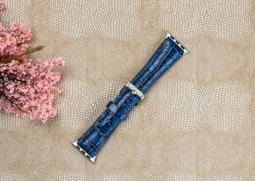 Apple Watch Uyumlu Deri Kordon 42-44-45mm Croco YK07