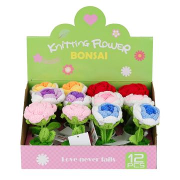 FL-5 Kroşe Örgü Şakayık Çiçek -Birliktoys